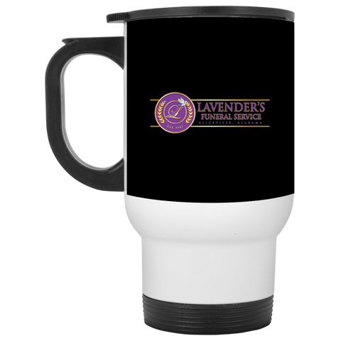 Lavenders Funeral Service XP8400W White Travel Mug