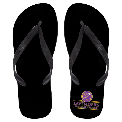 Lavenders Funeral Service 72030 Flip Flops - Large