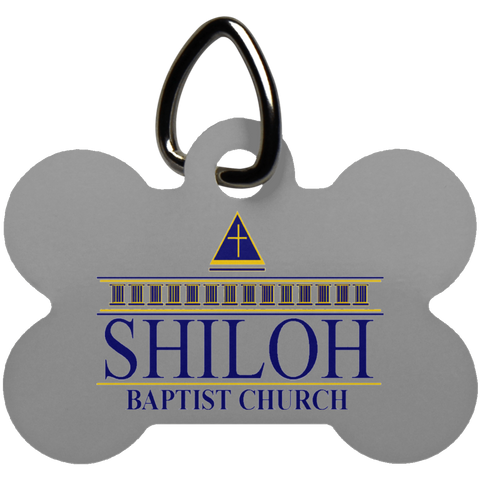 Shiloh Baptist Church UN5771 Dog Bone Pet Tag