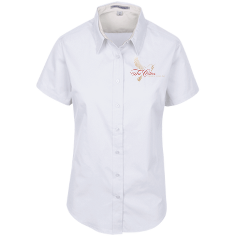 Tri-Cities Funeral Home L508 Port Authority Ladies' Short Sleeve Easy Care Shirt
