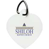 Shiloh Baptist Church UN5770 Heart Pet Tag