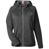 TT38W Team 365 Ladies' Heather Performance Hooded Jacket