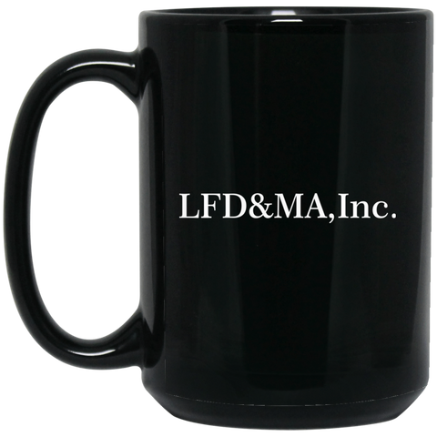 LFD&MA BM15OZ 15 oz. Black Mug