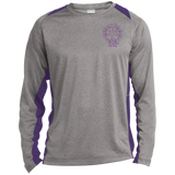 NFD&MA ST361LS Sport-Tek LS Heather Colorblock Poly T-Shirt