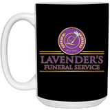 Lavenders Funeral Service 21504 15 oz. White Mug