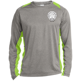 NFD&MA ST361LS Sport-Tek LS Heather Colorblock Poly T-Shirt