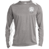 NFD&MA ST361LS Sport-Tek LS Heather Colorblock Poly T-Shirt