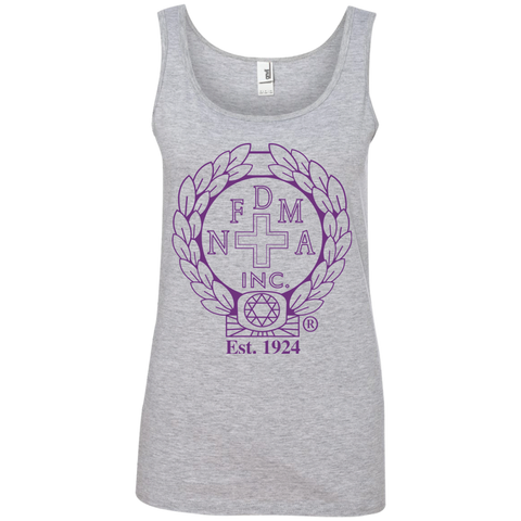 NFD&MA 882L Anvil Ladies' 100% Ringspun Cotton Tank Top