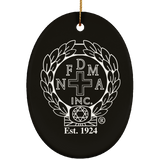 NFD&MA SUBORNO Ceramic Oval Ornament