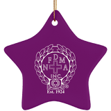 NFD&MA SUBORNS Ceramic Star Ornament