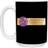 Lavenders Funeral Service 21504 15 oz. White Mug