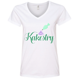 Kakestry 88VL Anvil Ladies' V-Neck T-Shirt