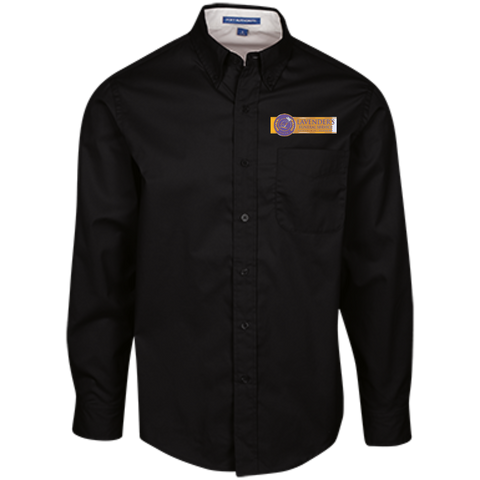 Lavenders Funeral Service TLS608 Port Authority Tall LS Dress Shirt