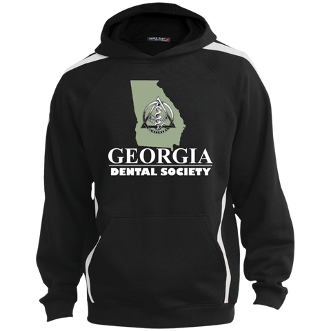 Georgia Dental Society (GDS) ST265 Sport-Tek Sleeve Stripe Sweatshirt with Jersey Lined Hood