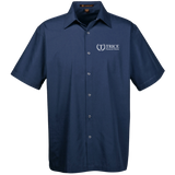 Trice Funeral Home M545 Harriton Men's Snap Closure Short Sleeve Shirt