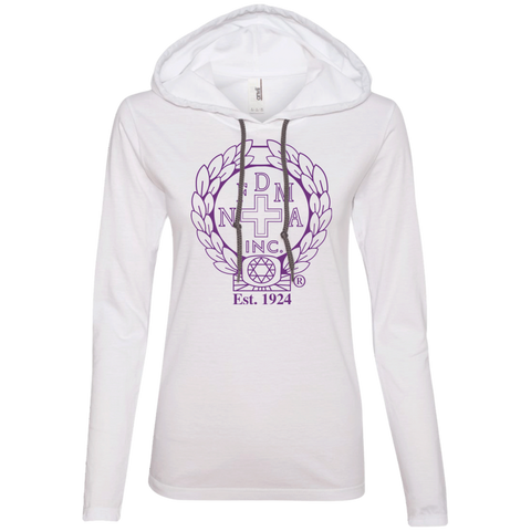 NFD&MA 887L Anvil Ladies' LS T-Shirt Hoodie