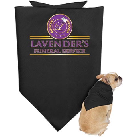 Lavenders Funeral Service 3905 Doggie Bandana