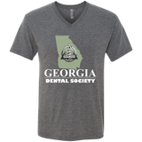 Georgia Dental Society (GDS) NL6040 Next Level Men's Triblend V-Neck T-Shirt