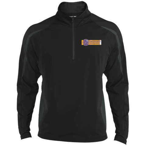 Lavenders Funeral Service ST851 Sport-Tek Men's Sport Wicking Colorblock 1/2 Zip