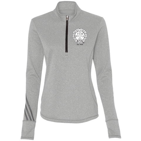 NFD&MA A275 Adidas Ladies' Terry Heather 1/4 Zip
