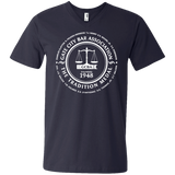 Gate City Bar 982 Anvil Men's Printed V-Neck T-Shirt