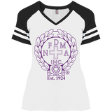NFD&MA DM476 Disctrict Ladies' Game V-Neck T-Shirt