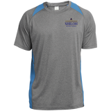 Shiloh Baptist Church ST361 Sport-Tek Heather Colorblock Poly T-Shirt