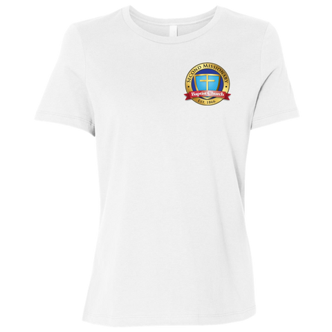 Second Missionary Baptist Church B6400 Bella + Canvas Ladies' Relaxed Jersey Short-Sleeve T-Shirt