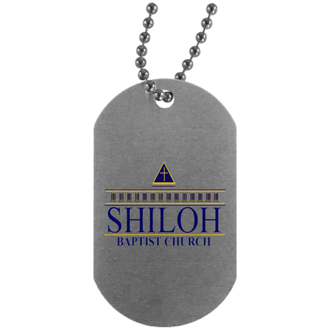 Shiloh Baptist Church UN4004 Silver Dog Tag