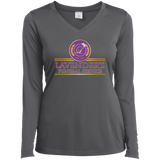 Lavenders Funeral Service LST353LS Sport-Tek Ladies' LS Performance V-Neck T-Shirt