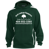 Burke Landscape Management ST265 Sport-Tek Sleeve Stripe Sweatshirt with Jersey Lined Hood