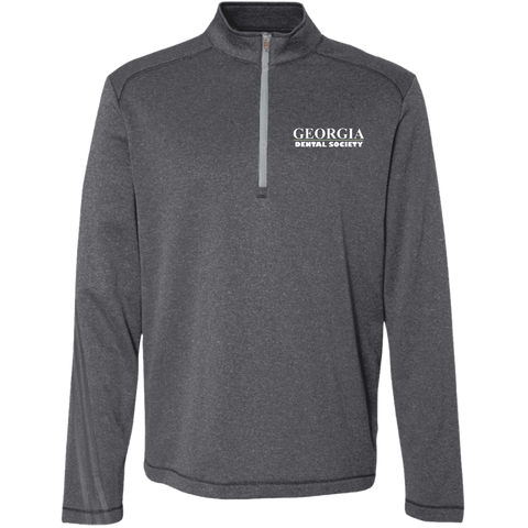 Georgia Dental Society (GDS) A274 Adidas Men's Terry Heather 1/4 Zip
