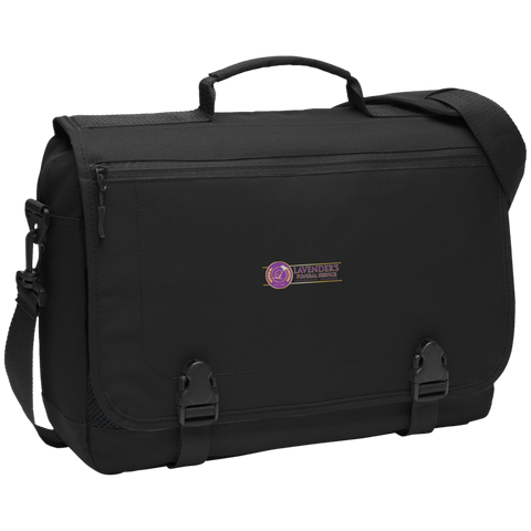 Lavenders Funeral Service BG304 Port Authority Messenger Briefcase