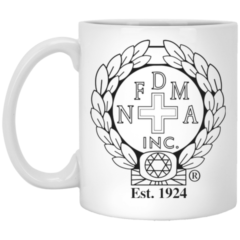 NFD&MA XP8434 11 oz. White Mug